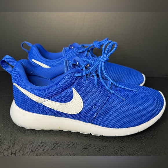 Nike Shoes - Nike Roshe One Game Royal blue  GS SIZE 7Y (size 8w) great condition. See pics